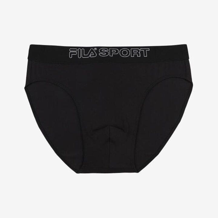 [휠라 언더웨어] 휠라 스포츠 코튼 남성 브리프 (FI4BFG1616M BLK)