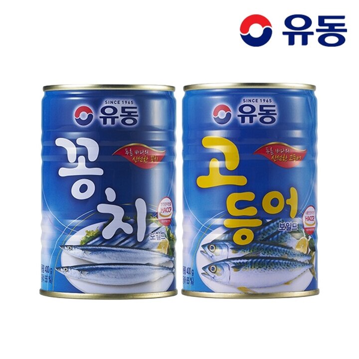[유동] 꽁치 400g x1개 +고등어 400g x1개