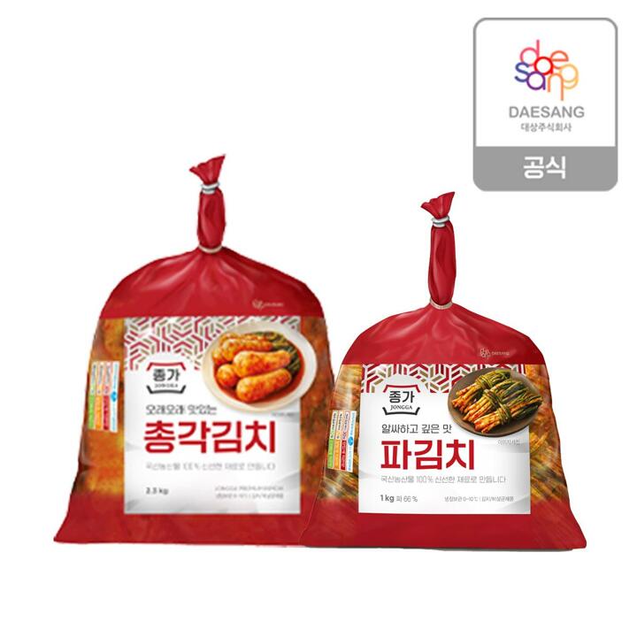 (m)총각김치2.3kg+파김치1kg