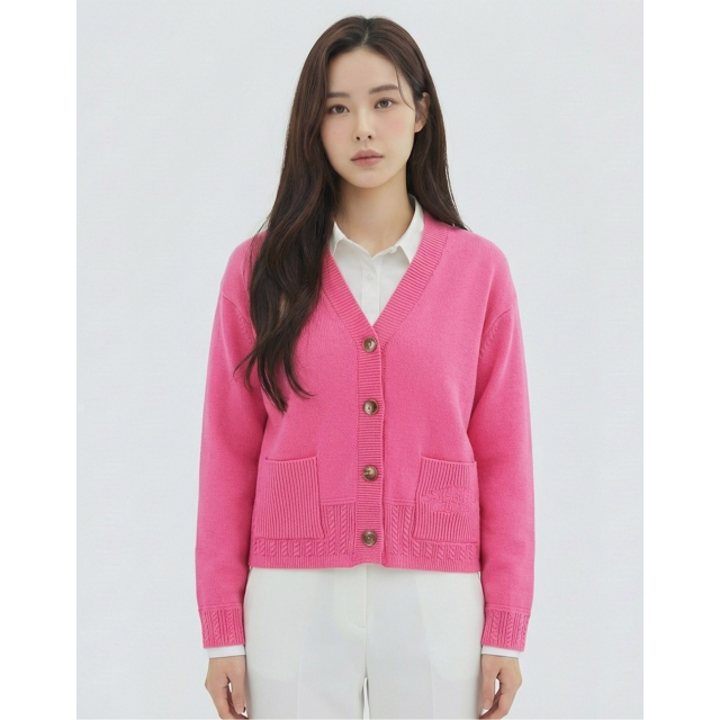 [반에이크] 빅단추 니트가디건_VB33KCUV05Z