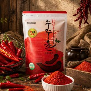 자연담은 수주촌 햇 고춧가루 4kg(500g x 8봉)