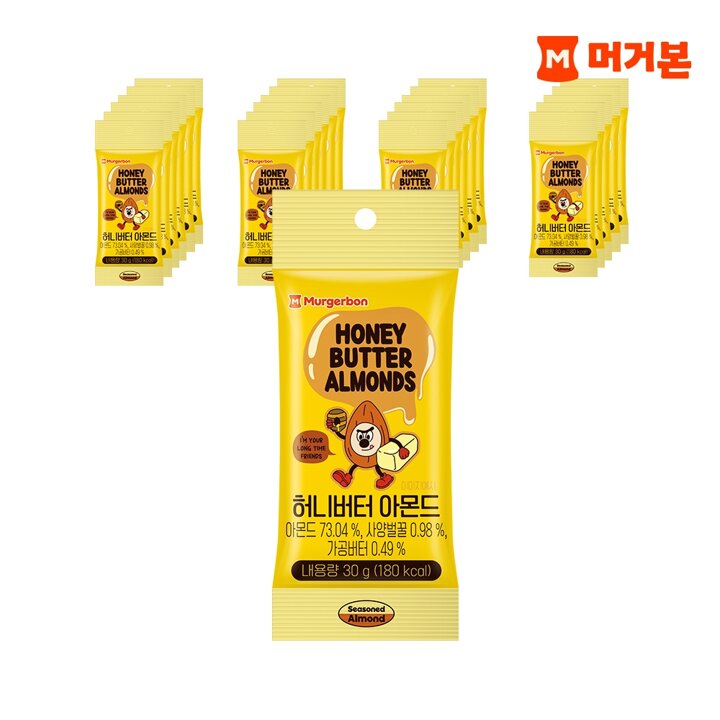 [G]머거본 허니버터아몬드 30G (NEW밍글링)*24개