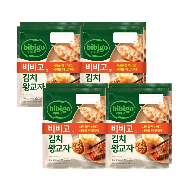 CJ 비비고 김치왕교자420g x 8개