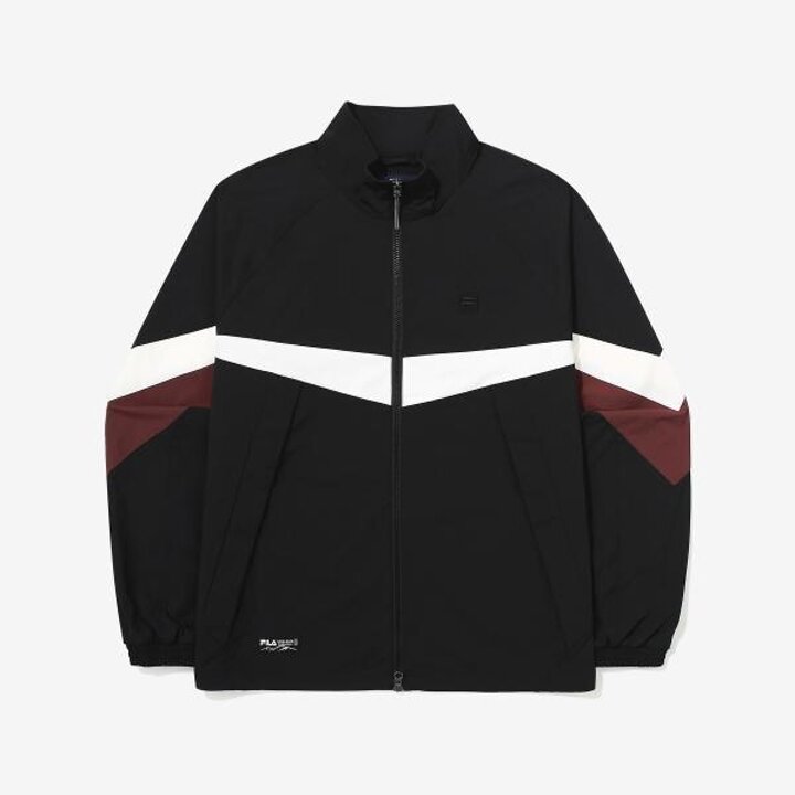 (대구신세계)[휠라 공식] 컬러 블록 바람막이(FS2JKG3103X BLK)