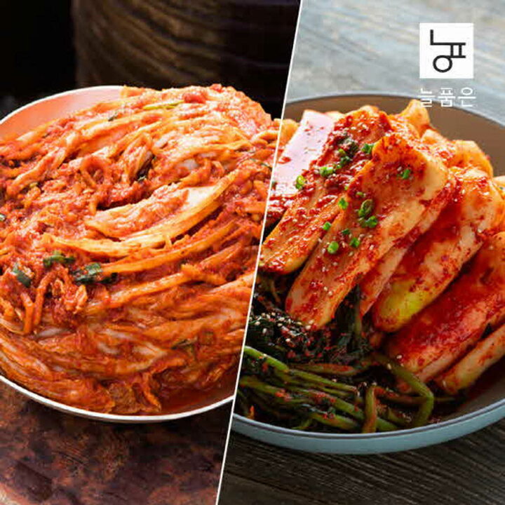늘품은 포기김치3kg+총각김치2kg