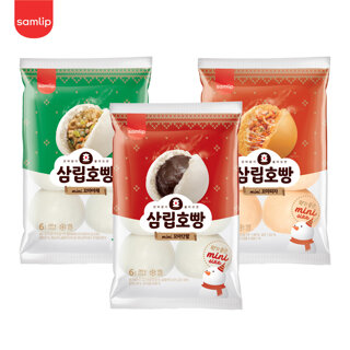삼립 냉동 꼬마호빵 6입 4봉 택 (단팥/야채/피자)