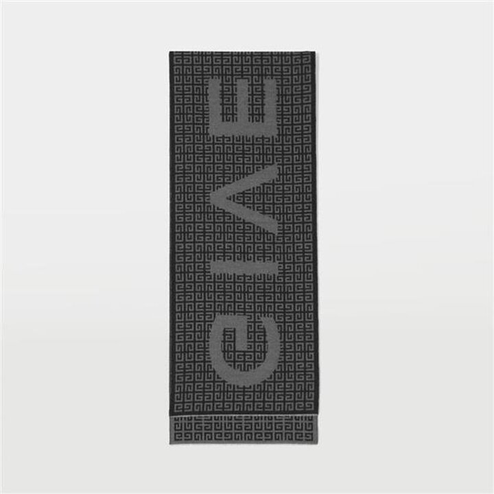 [정상가 -84퍼센트] [패키지증정] 지방시 4G 울 실크 머플러 GV3518 J6261 003