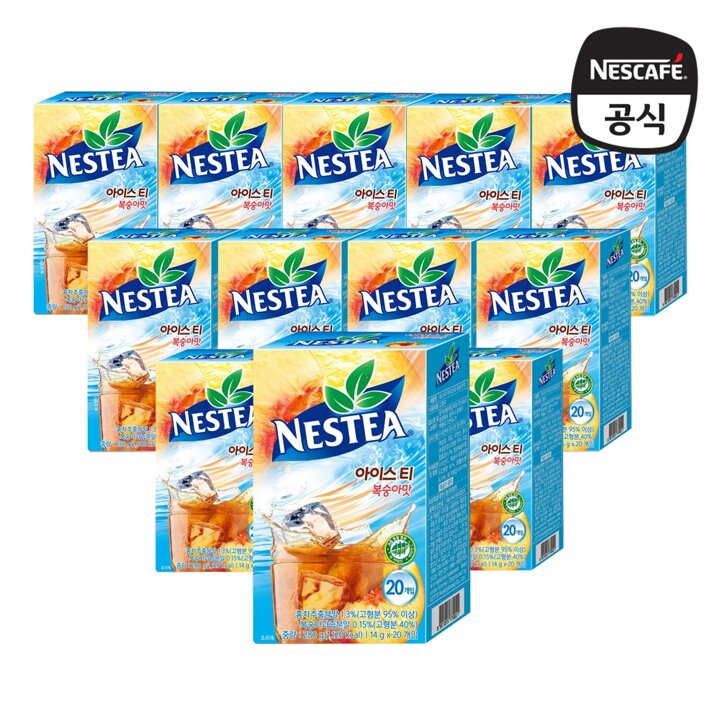 네스티 복숭아맛 아이스티 14g 240입