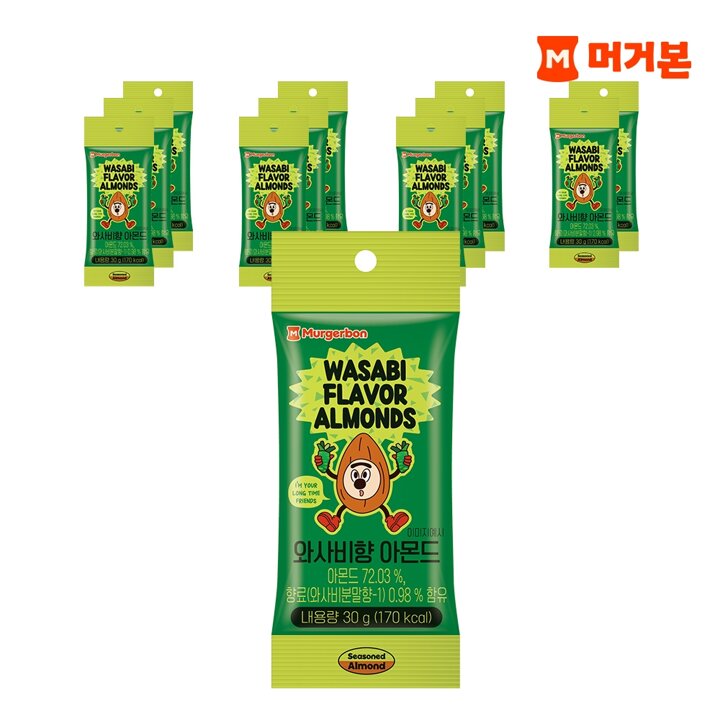 [G]머거본 와사비향아몬드 30G (NEW밍글링)*12개