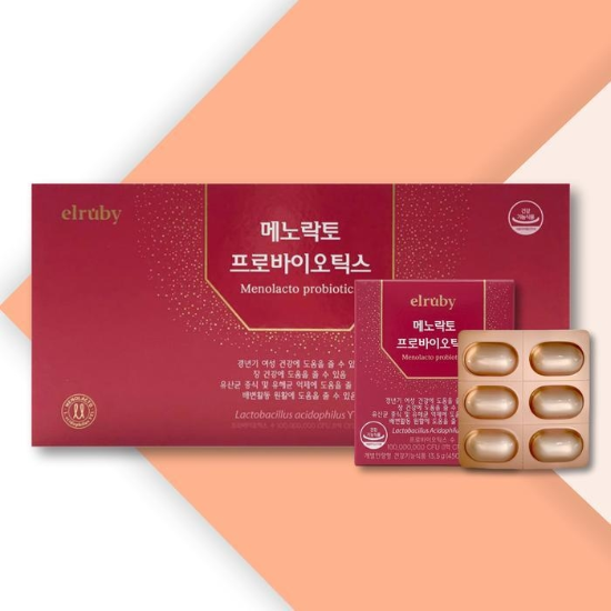 49925833-[엘루비]메노락토프로바이오틱스여성갱년기유산균450mgx90캡슐3박스TB
