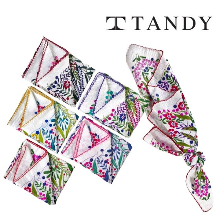 [탠디] TANDY 엘더레이스 손수건 스카프
