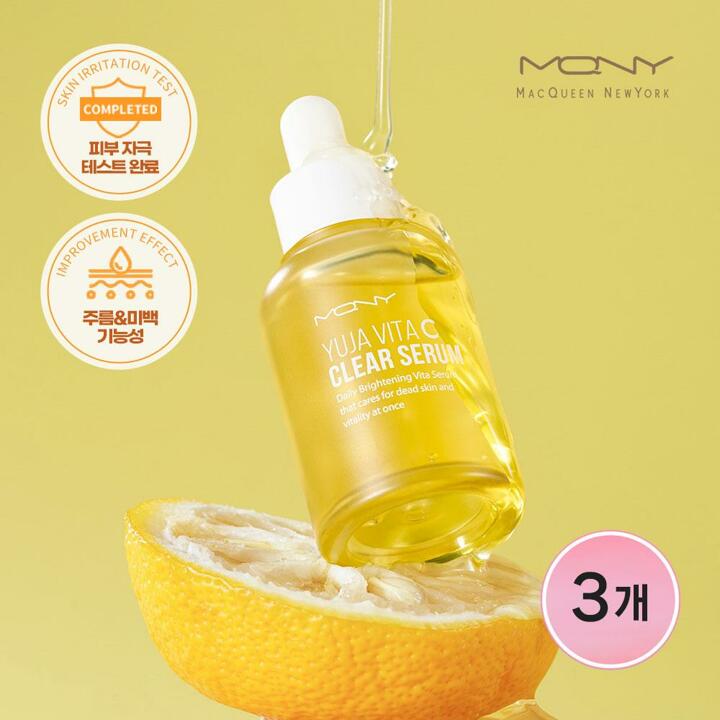 [1+1+1] 맥퀸뉴욕 실프팅 프랑스산 콜라겐 링클 멀티세럼/비타민C 화이트닝 세럼 30ml
