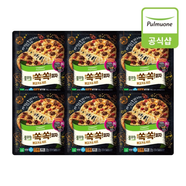 [풀무원] 쏙쏙피자 불고기 치즈_170gX6개