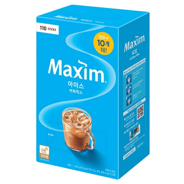 동서 맥심 아이스 커피믹스 100T+10T
