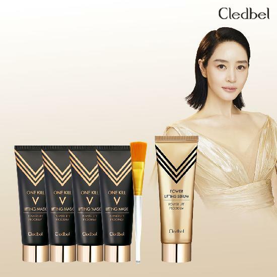끌레드벨 골드 리프팅팩 블랙에디션 4통 패키지 