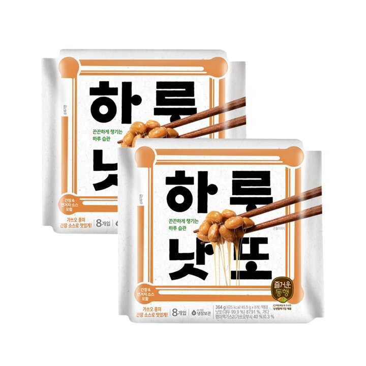 CJ 즐거운동행 하루낫또 45.5g 8입 x2개(총16개)