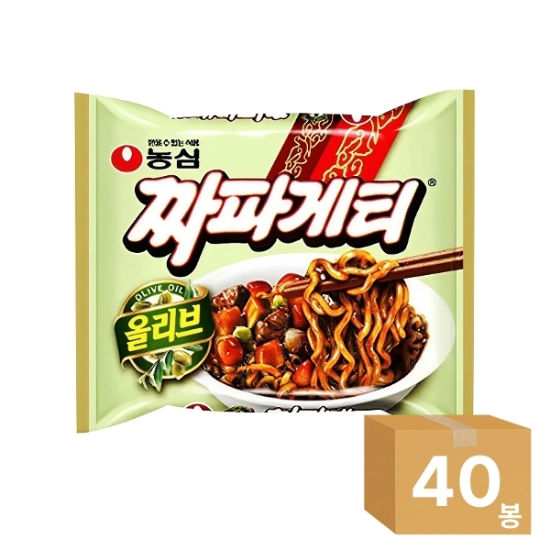 SA003133_PG137721 [하프클럽/농심]올리브<b>짜파게티</b> 140g 1box <b>40봉</b> 랜덤박스