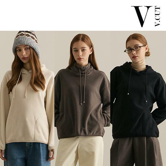 [런칭가59,900원→1만원↓]브이컷 소프트 플리스 풀오버 3종