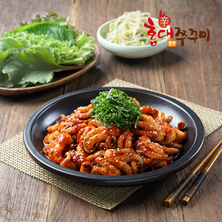 홍대쭈꾸미 양념쭈꾸미볶음 300g 4팩 구성