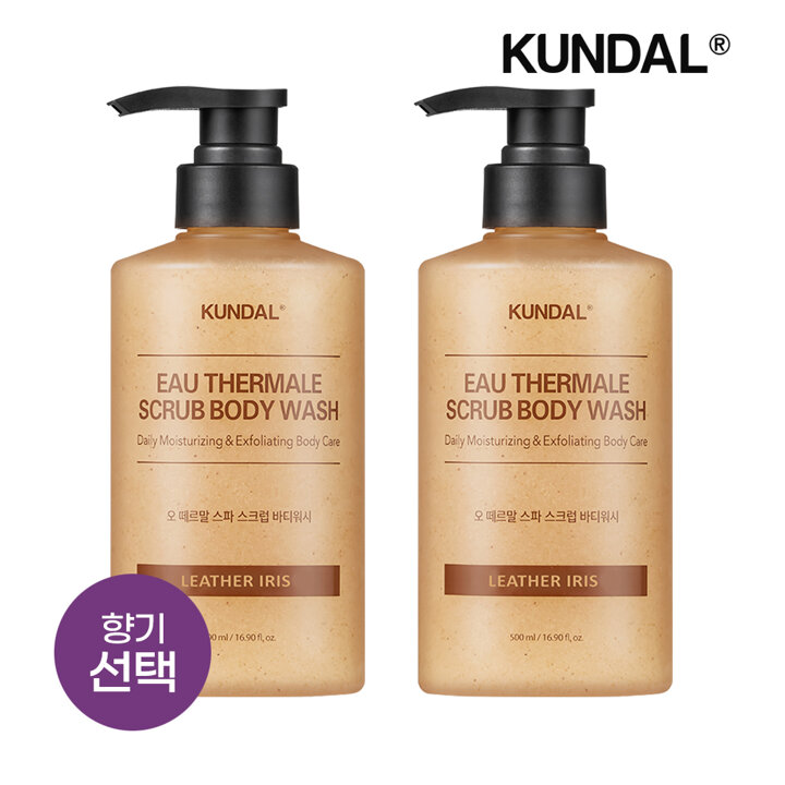 쿤달 오 떼르말 스파 스크럽 바디워시 500ml x2개 (선택)