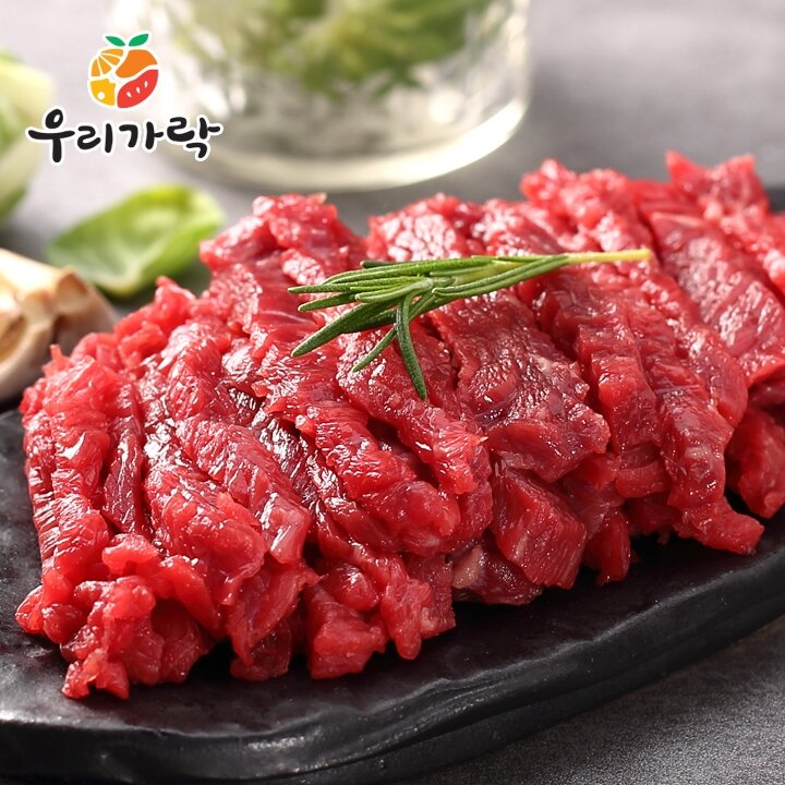 [새벽배송][우리가락]냉장 한우 1++등급 앞다리 300g /잡채용