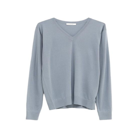 구하다 [해외배송] 26SS 더로우 Naius 울 탑 10713Y976 AZURE GREY AZG