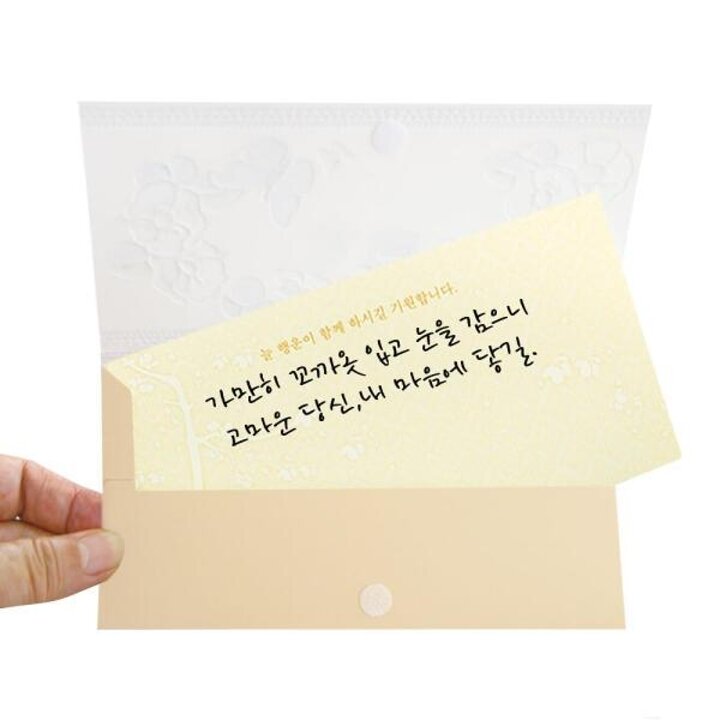 아트박스/프롬앤투 [7FB223] 비밀 용돈봉투 (6종 1세트)
