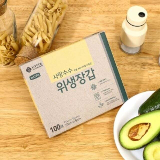 위생장갑 비닐장갑 이라이프 사탕수수추출BIO PE 50매입