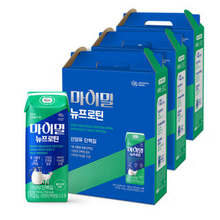 [대상웰라이프] 마이밀 마시는 뉴프로틴 산양유 단백질음료 190mlx16팩 3박스