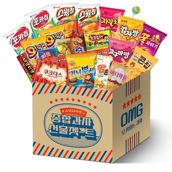 스낵24 인기스낵 종합과자선물세트 라이트 22P22666663680553