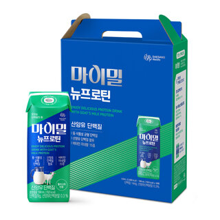 [대상웰라이프] 마이밀 마시는 뉴프로틴 산양유음료 (190mlx16팩) 1박스
