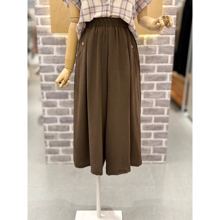(신세계하남점)단추포인트 7부 와이드팬츠 (LC31F7PT527X)