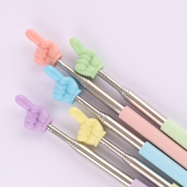 아트박스/바이소품 5단 손가락 지시봉 길이 조절 파티 안테나 접이식