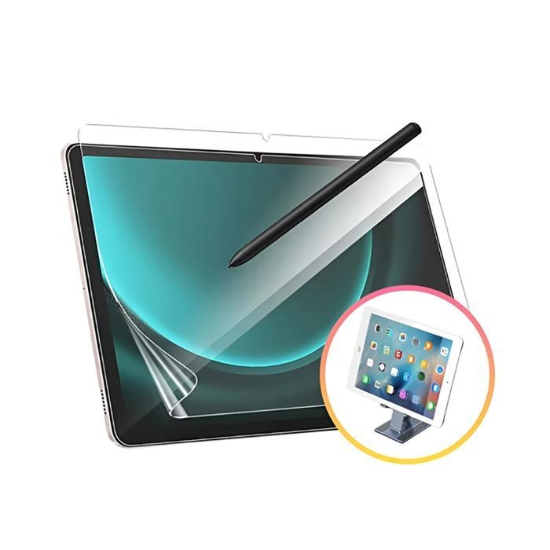 갤럭시탭A8.02019액정보호필름2매+메탈모바일거치대