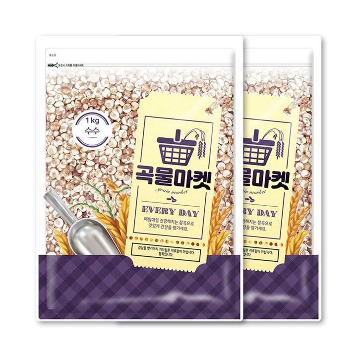 [더프레시] 곡물마켓 국내산 수수 1kg x 2