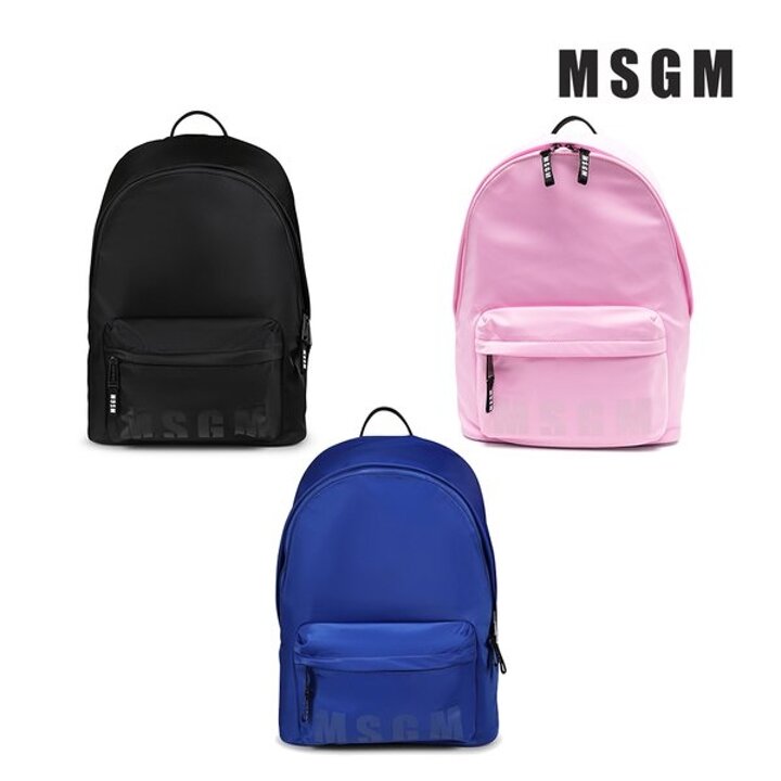 (신세계강남점)[MSGM] 나일론 백팩 블랙,카키,블루 키즈백팩 아동백팩 키즈가방 아동가방 F4MSJUBP