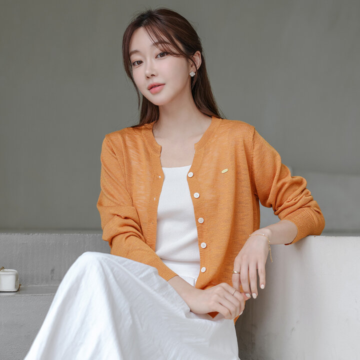 제이벨 린넨 썸머 니트 가디건