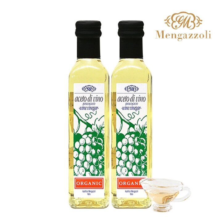 [보라티알] 멩가졸리 화이트비네가 유기농 식초 250ml x 2개