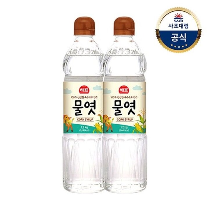 사조대림ㅣ물엿 1.2kg x2개