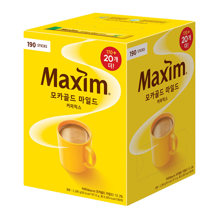 맥심 모카골드 마일드 커피믹스 170+20T
