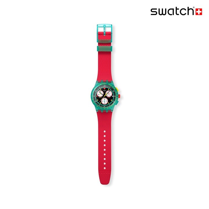 (신세계센텀점)[본사] SWATCH NEON EMERALD CHRONO SUSG409