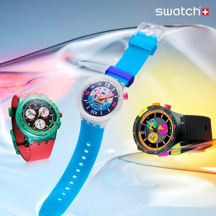 (신세계센텀점)[본사] SWATCH NEON EMERALD CHRONO SUSG409