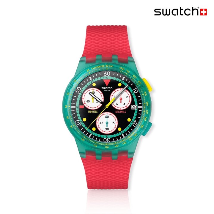 (신세계센텀점)[본사] SWATCH NEON EMERALD CHRONO SUSG409