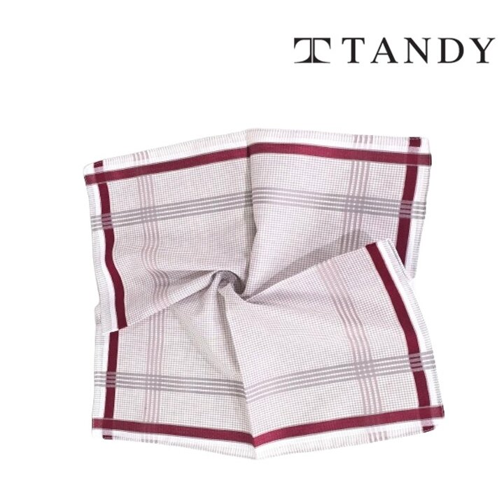 [탠디] TANDY 브리즈 체크 손수건 스카프