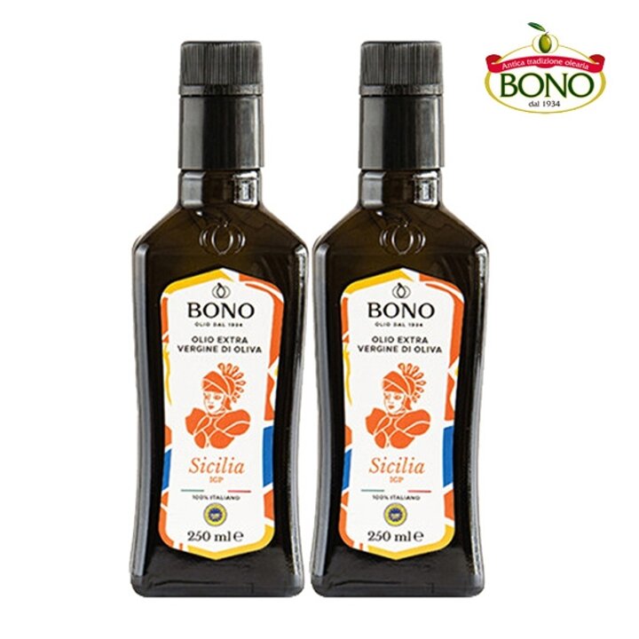 [보라티알] 보놀리오 보노 IGP시칠리아 엑스트라버진 올리브오일 250ml x 2개