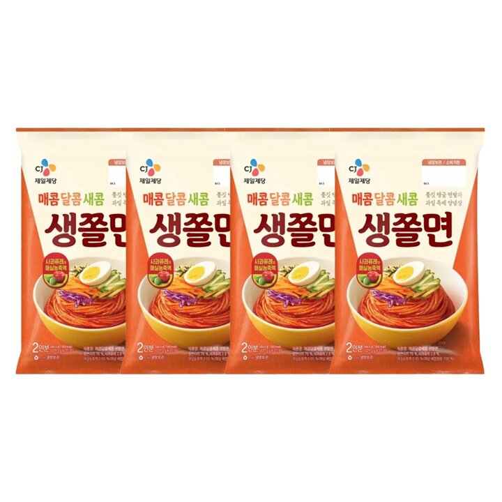 CJ 생쫄면(2인) 454g x4개