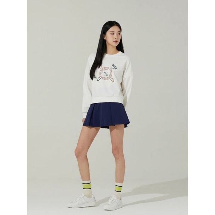 [하프클럽/헤일리]골프 여성 A라인 맞주름 큐롯 스커트 HF WS1006