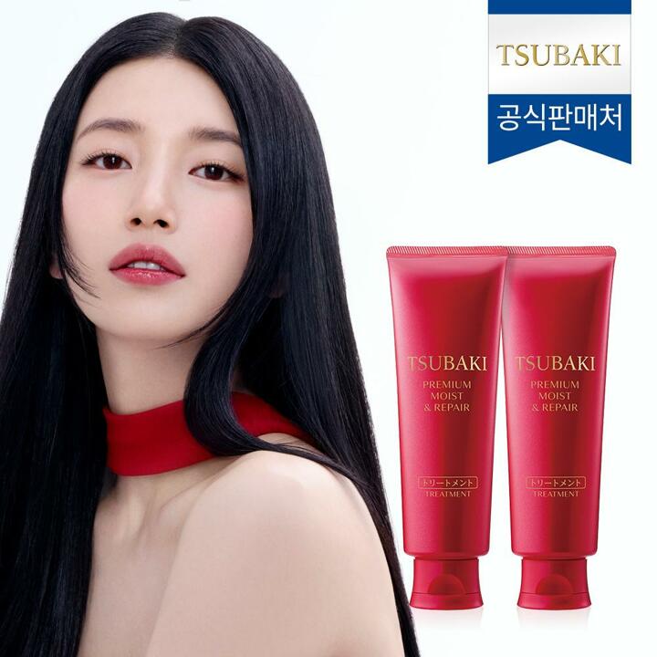 츠바키 프리미엄 모이스트 앤 리페어 트리트먼트 160g 2개 
