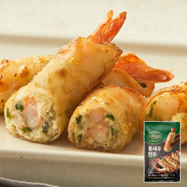 CJ제일제당 비비고 통새우만두 200g x4개