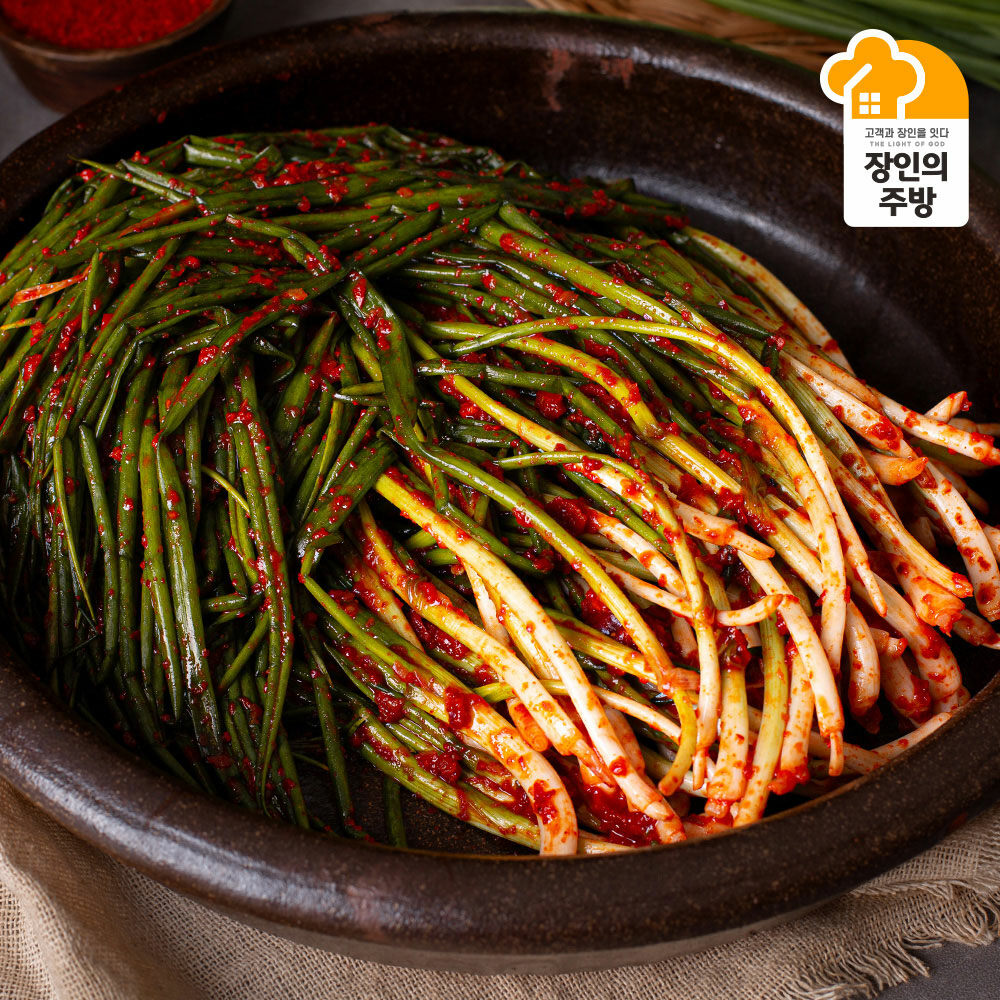 [반찬세트균일가15종][이광석장인]쪽파무침1kg+1kg 깻잎무침 무말랭이 오징어젓갈 고들빼기 궁채
